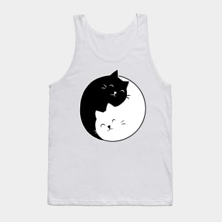 Yin Yang Cats Tank Top